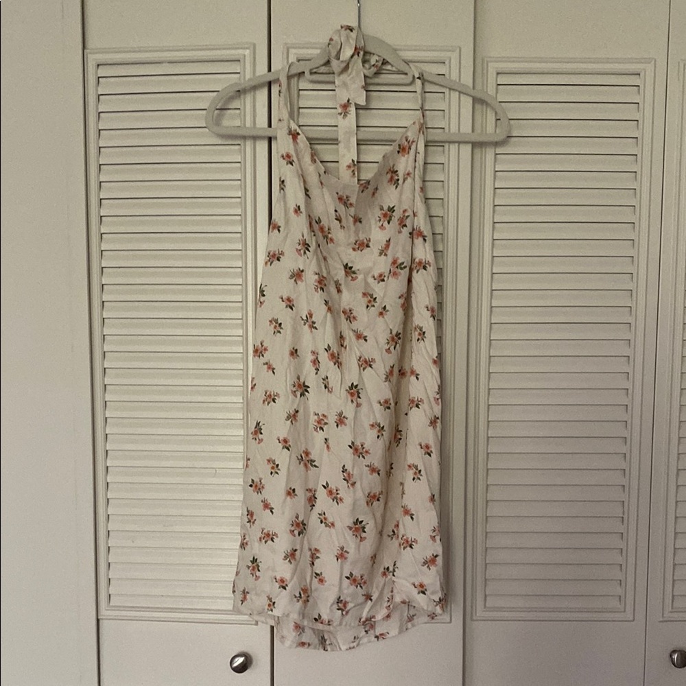 Floral Halter Dress